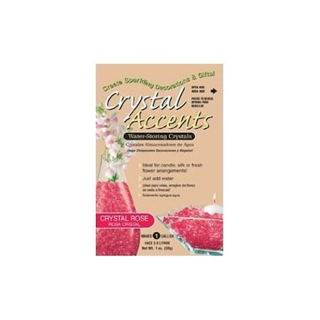 Jrm Chemical Crystal Accents 1 oz Bag Crystal Rose, 25PK CA-25C